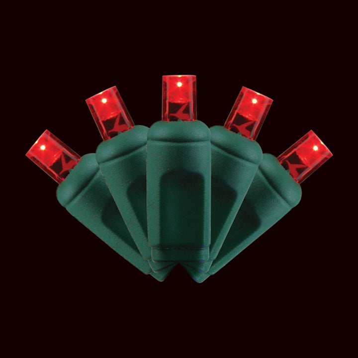 Holiday Bright Lights® LED 5MM Commercial Grade 50 Lights/25.5 Ft. Length, Red