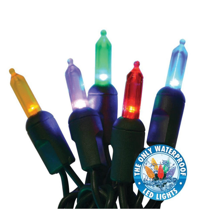 Holiday Bright Lights® LED T5 Commercial Grade 50 Lights/25.5 Ft. Length, Multicolor