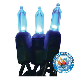 Holiday Bright Lights® LED T5 Commercial Grade 50 Lights/25.5 Ft. Length, Blue