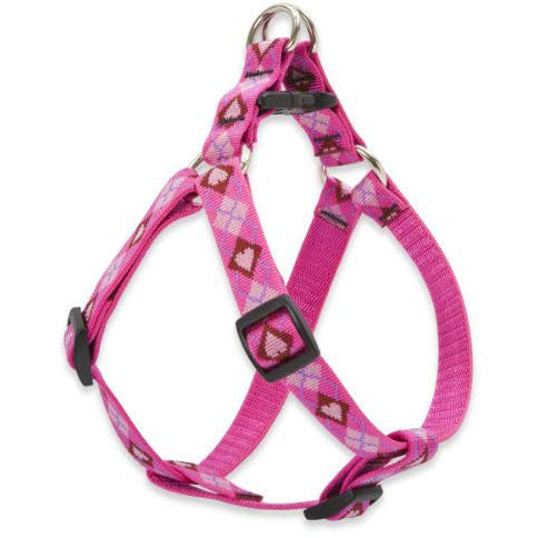 Lupine Step-In Dog Harness, 3/4" Wide, 15"-21" Girth, Puppy Love