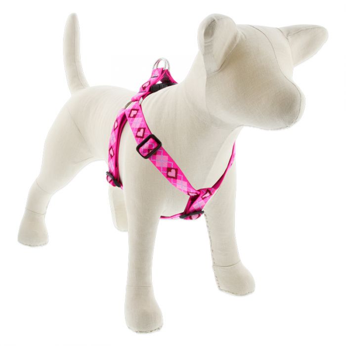 Lupine Step-In Dog Harness, 1" Wide, 24"-38" Girth, Puppy Love