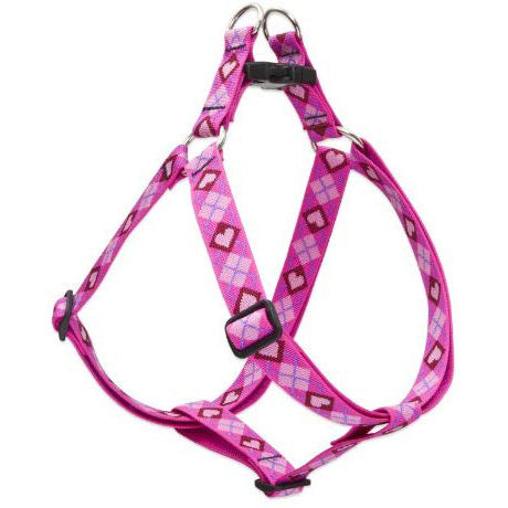 Lupine Step-In Dog Harness, 1" Wide, 24"-38" Girth, Puppy Love