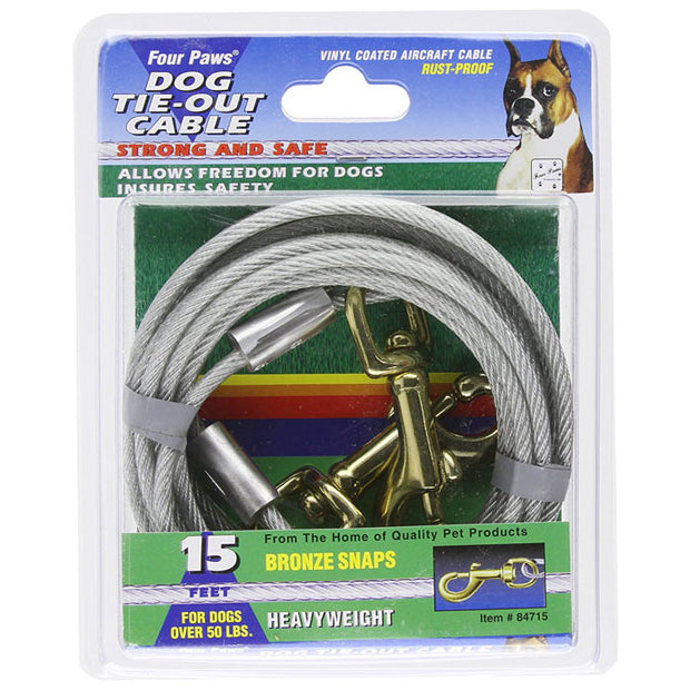 15' Heavy Weight Dog Tie Out Cable