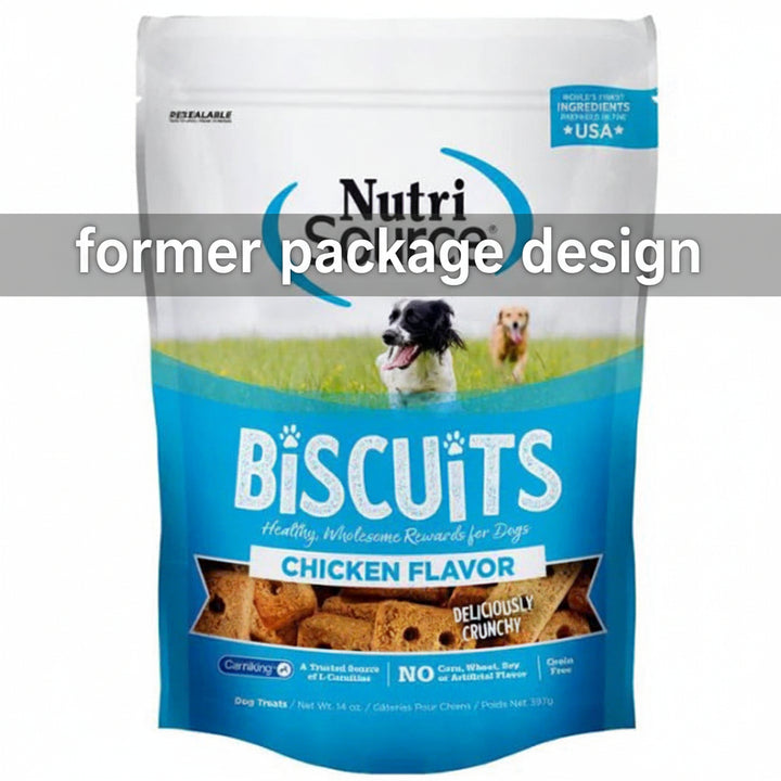 NutriSource, Grain Free Chicken Biscuits, 14 oz.