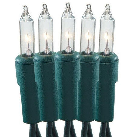 Holiday Bright Lights Commercial Grade Light Set, 105-Lights, 48-Feet Length, Clear Bulbs