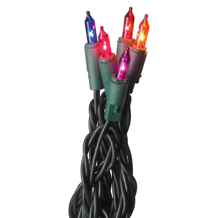 Holiday Bright Lights Commercial Grade Light Set, 105-Lights, 48-Feet Length, Multicolor Bulbs