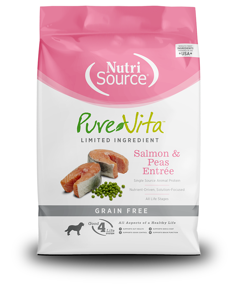 PureVita Salmon & Peas Entrée Grain-Free Dog Food