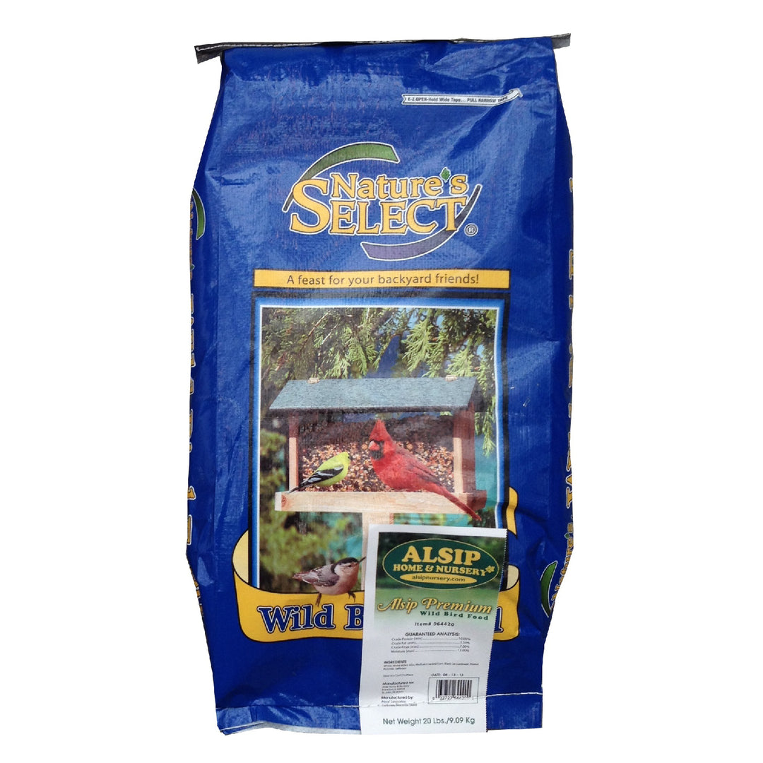 ALSIP PREMIUM WILD BIRD SEED, 40 LB