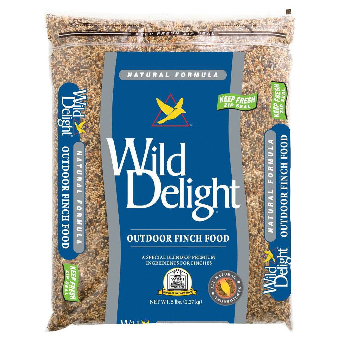 WILD DELIGHT OUTDOOR FINCH FOOD, 5 LB