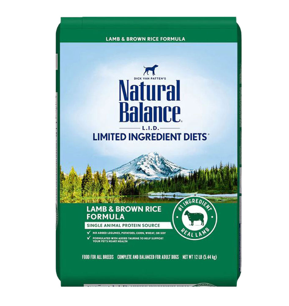 Natural Balance Limited Ingredient Diets Lamb Meal & Brown Rice Formula Dog Food