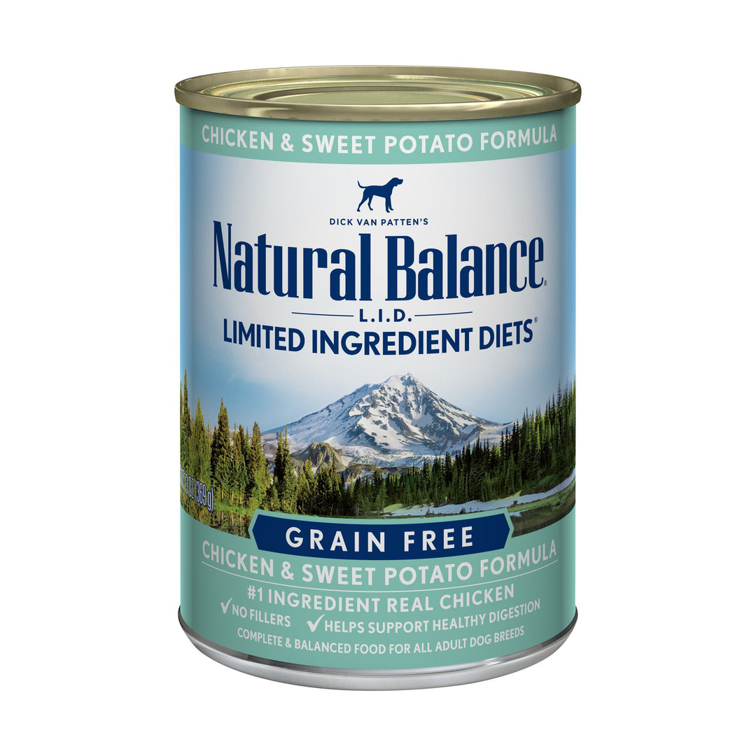 Natural Balance, Limited Ingredient Diet, Chicken & Sweet Potato, Canned Dog Food, 13 oz