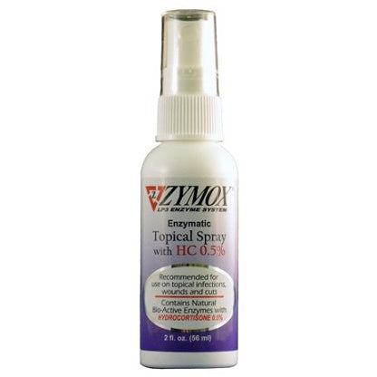 ZYMOX ENZYMATIC TOPICAL SPRAY WITH HYDROCORTISONE 0.5%, 2 FL OZ