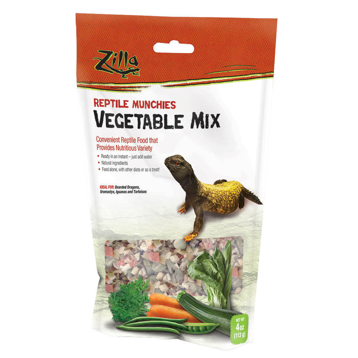 Zilla Reptile Munchies Vegetable Mix, 4 oz.