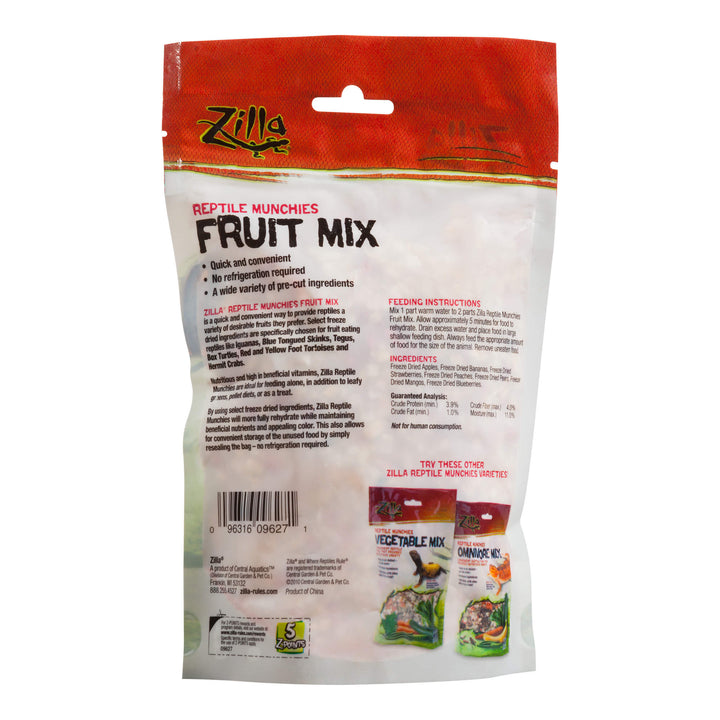 Zilla Reptile Munchies Fruit Mix, 2.5 oz.