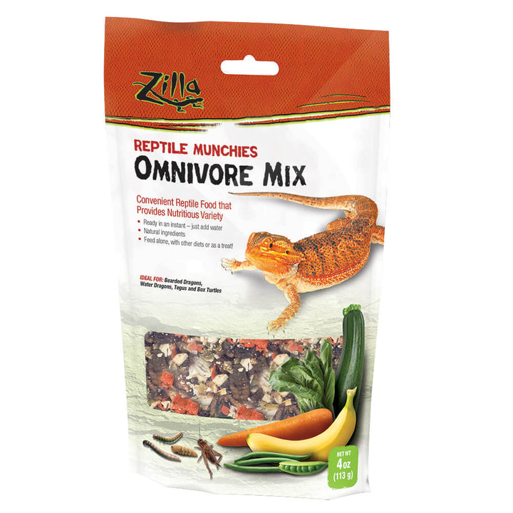 Zilla Reptile Munchies Omnivore, 4 oz.