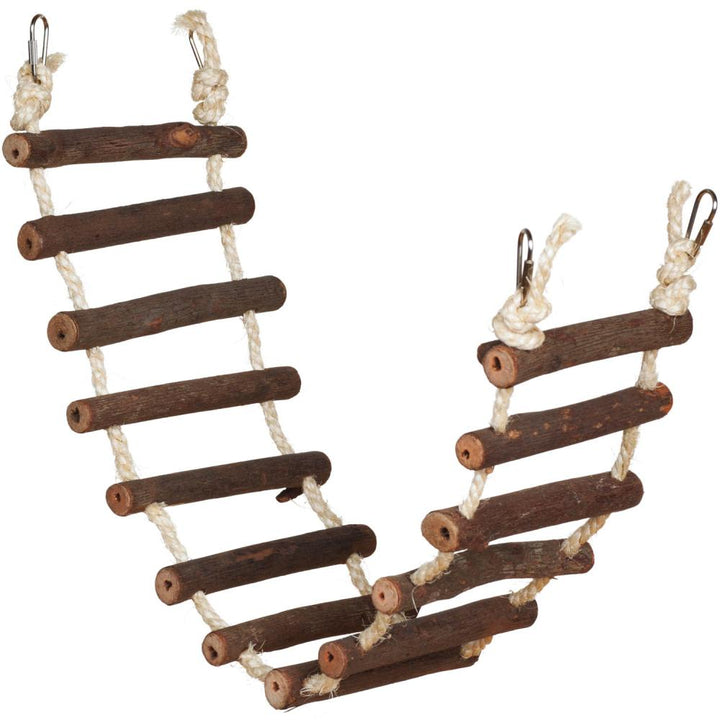 Natural Rope Ladder Bird Toy, Large