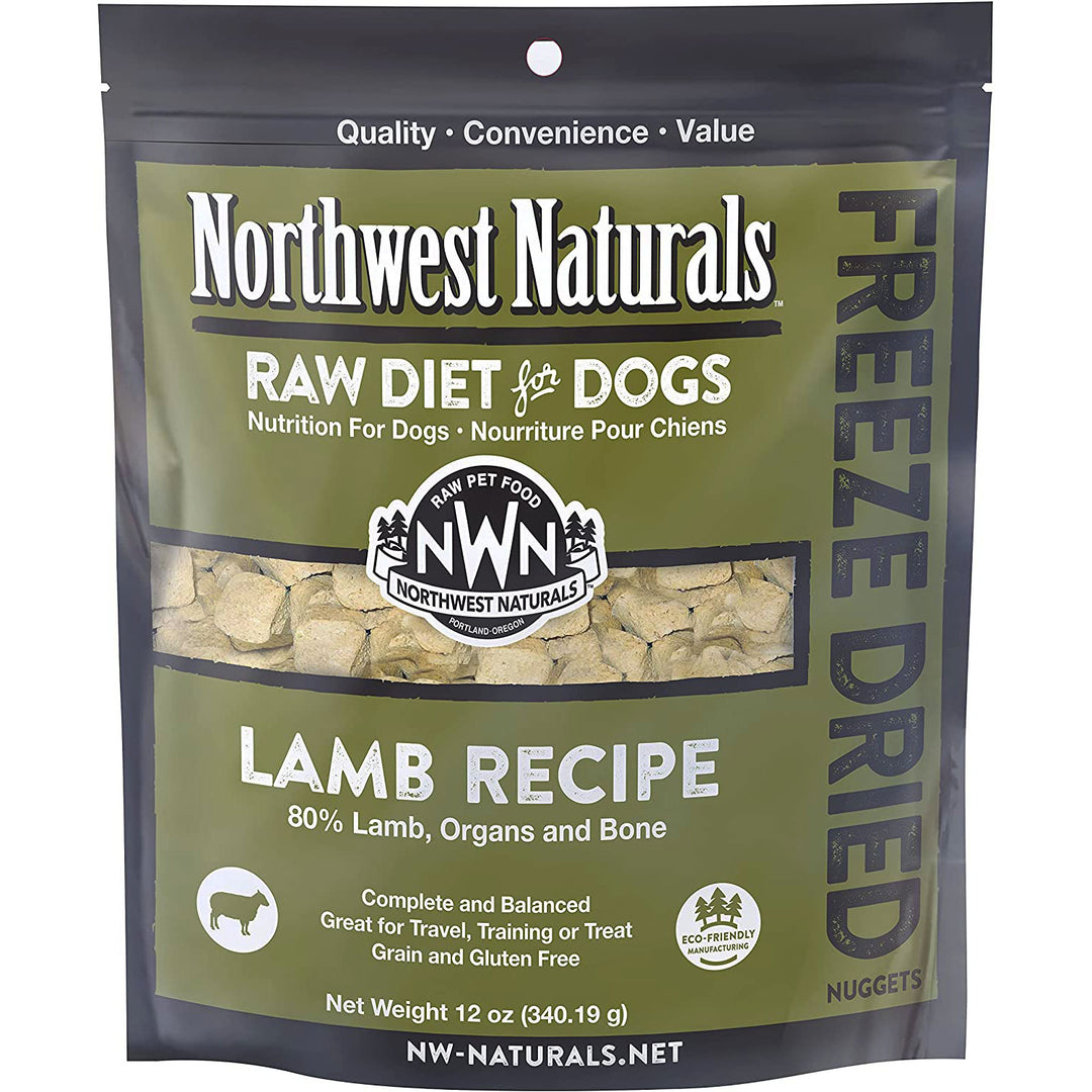 Northwest Naturals Freeze Dried Lamb Nuggets, Dog Food, 12 Oz