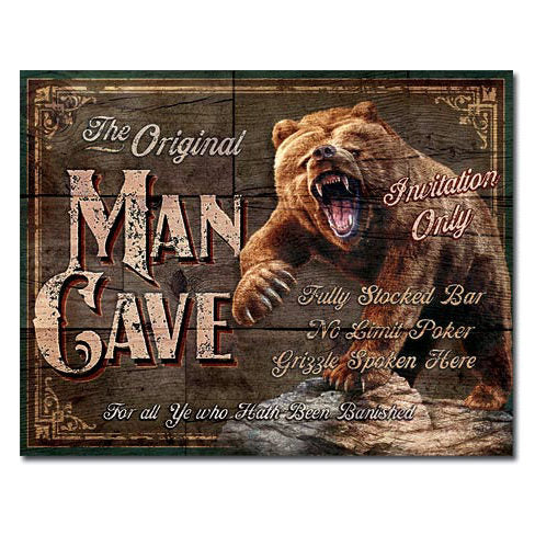 MAN CAVE - THE ORIGINAL SIGN