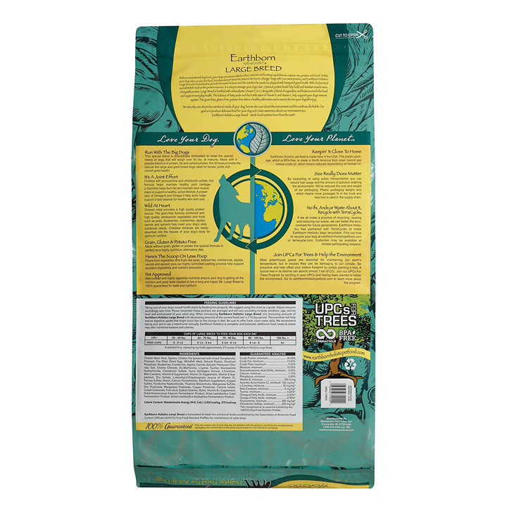 Earthborn Holistic Large Breed Dog Food, 25 LB