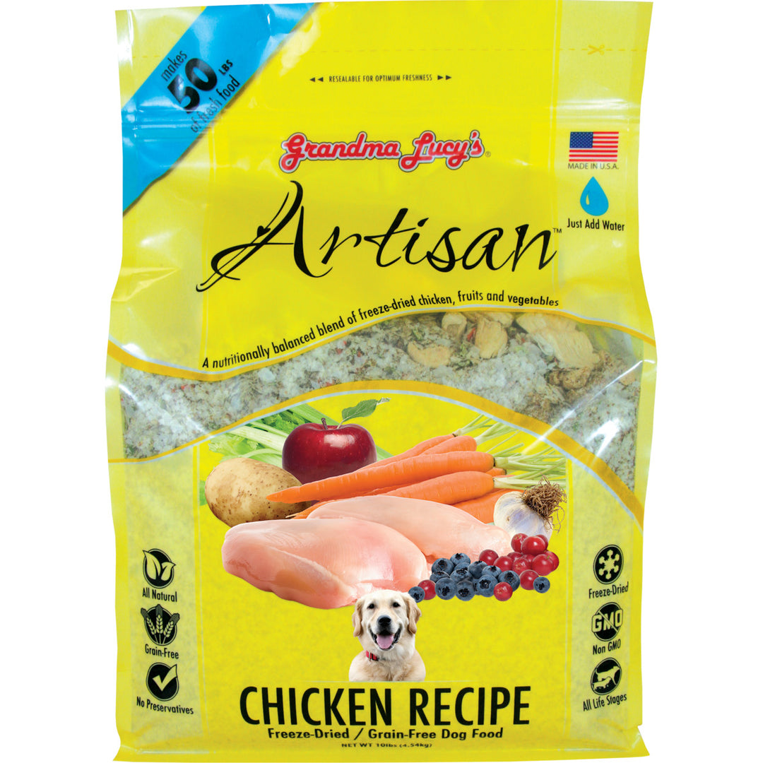 Grandma Lucy's Artisan Freeze-Dried Chicken Recipe Dog Food