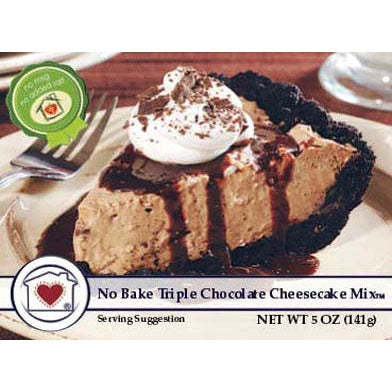 Country Home Creations No-Bake Triple Chocolate Cheesecake Mix, 5 oz.