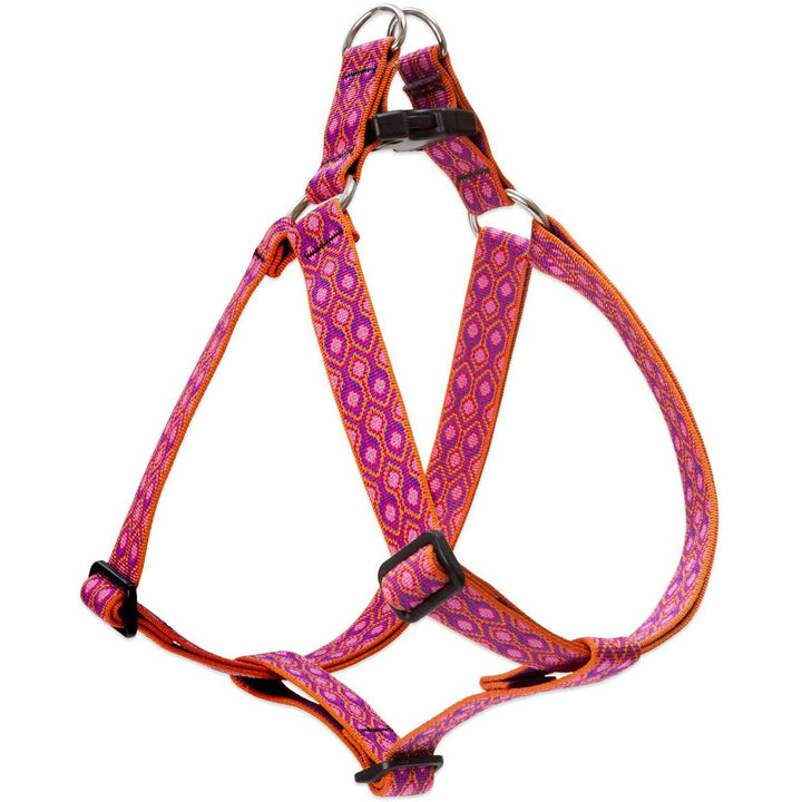 Lupine Step-In Dog Harness, 1" Wide, 24"-38" Girth, Aspen Glow