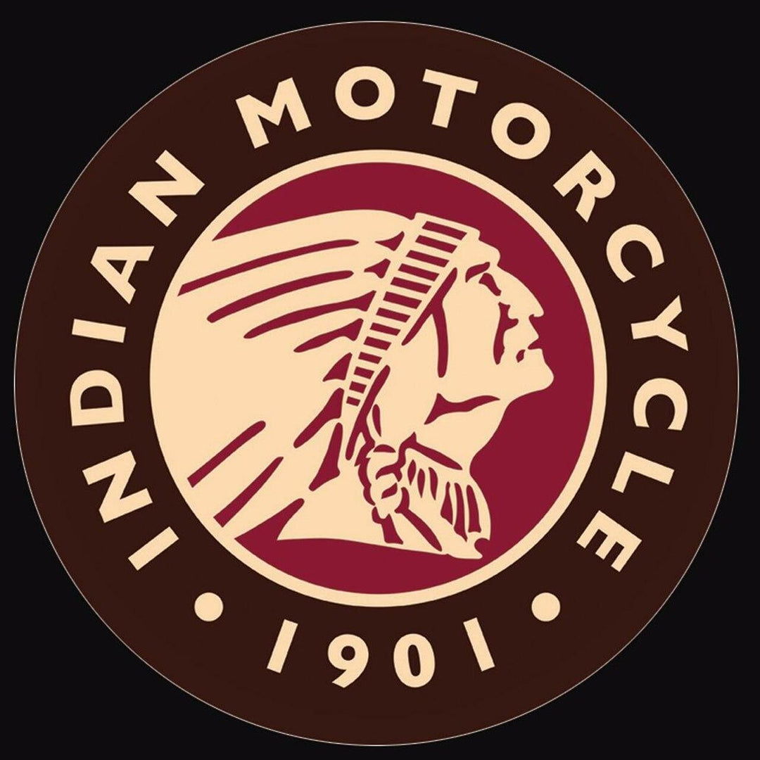Indian Logo Round 1901 Metal Sign