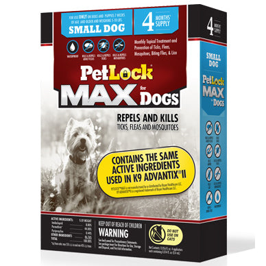 PetLock Max for Small Dogs, 5-10 LB (4 Count)