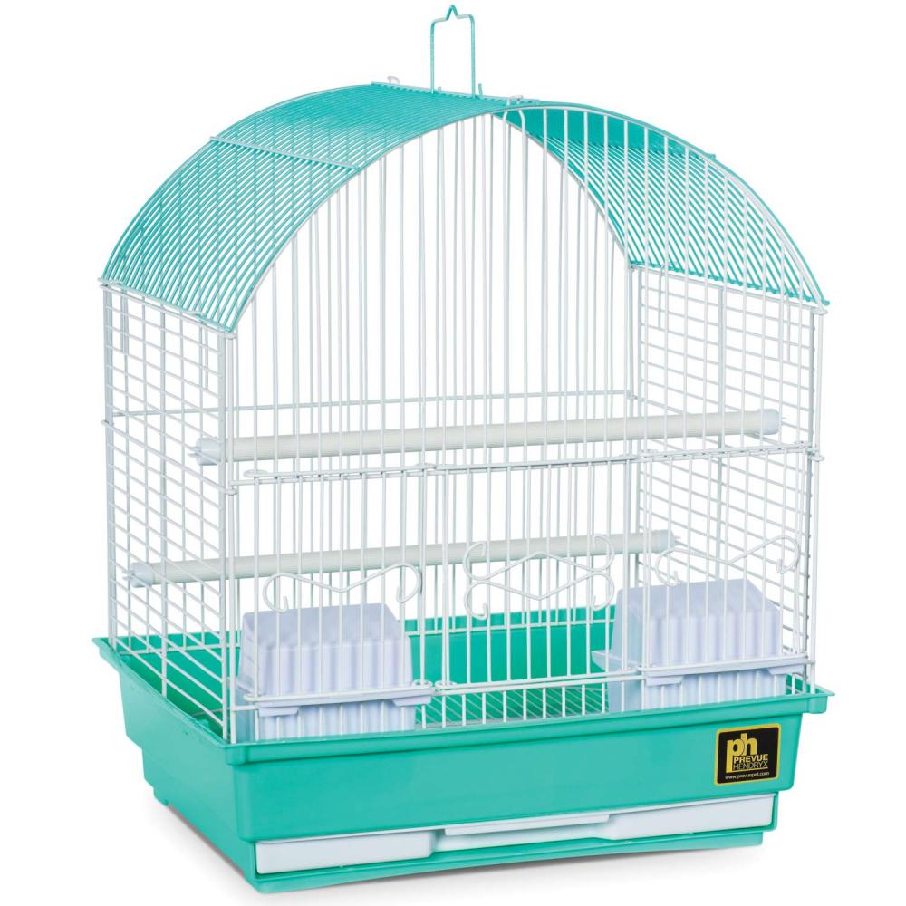 Parakeet Pastel Bird Cage, 13.5"L x 11"W x 16"H