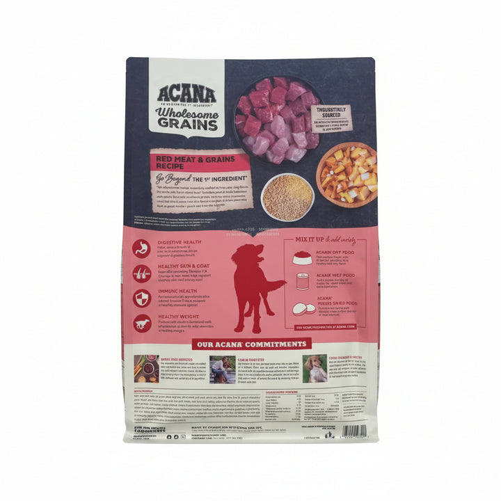Acana Wholesome Grains, Red Meat & Grains Recipe, 4lb