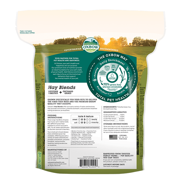 Oxbow Hay Blends - Western Timothy & Orchard Grass