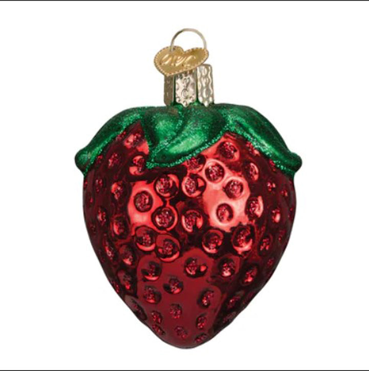 Old World Christmas, Summer Strawberry Ornament