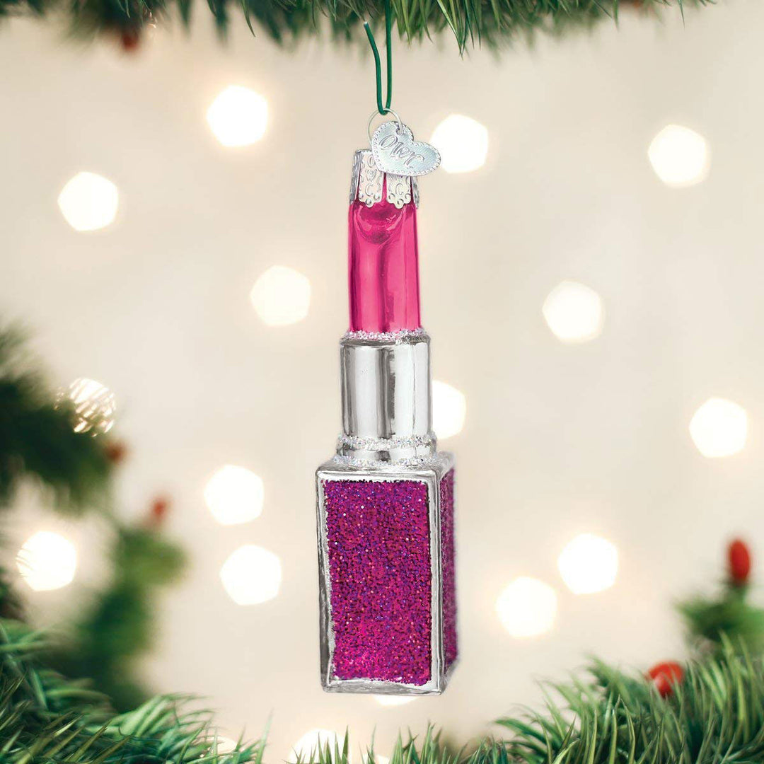 Old World Christmas Lipstick Ornament