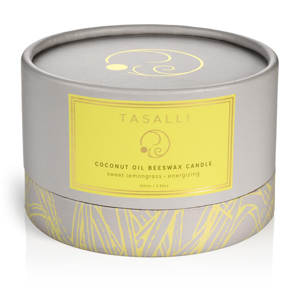 Sweet Lemongrass Beeswax Candle, 200 ml