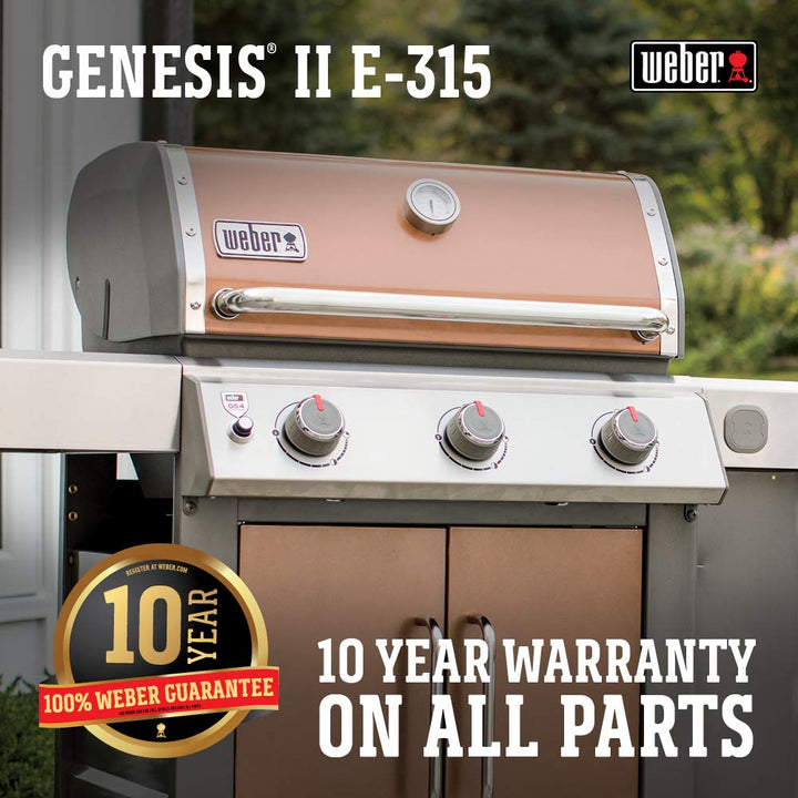 Weber Genesis II E-315 LP Gas Grill, Copper