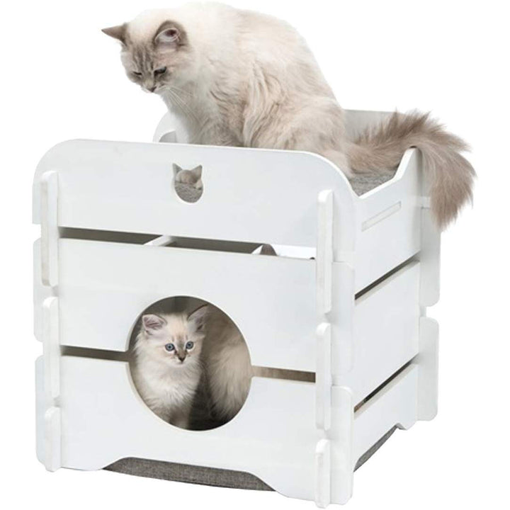 Catit Vesper Cottage Cat Furniture, White