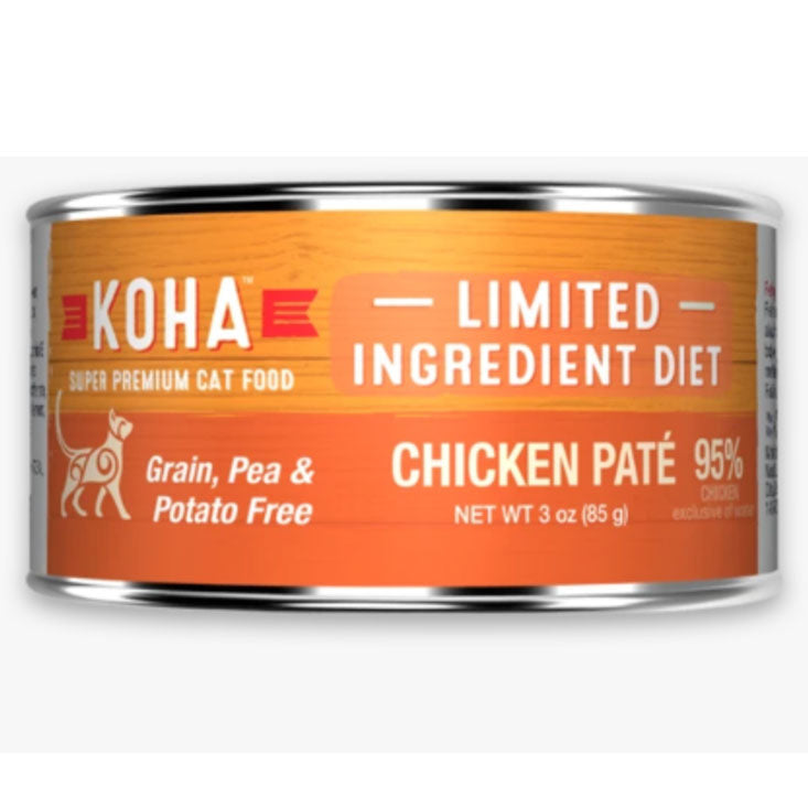 Koha Limited Ingredient Diet Chicken Pate Canned Cat Food, 3 oz. Can