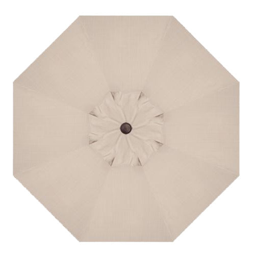 Treasure Garden Cantilever 10' Umbrella, Bronze Finish,  Champagne Fabric