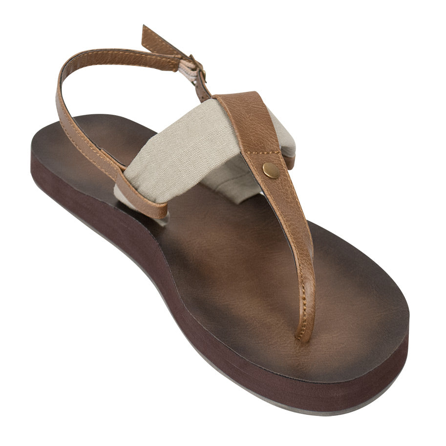 Tidewater Sandals, Montauk Natural, 8W