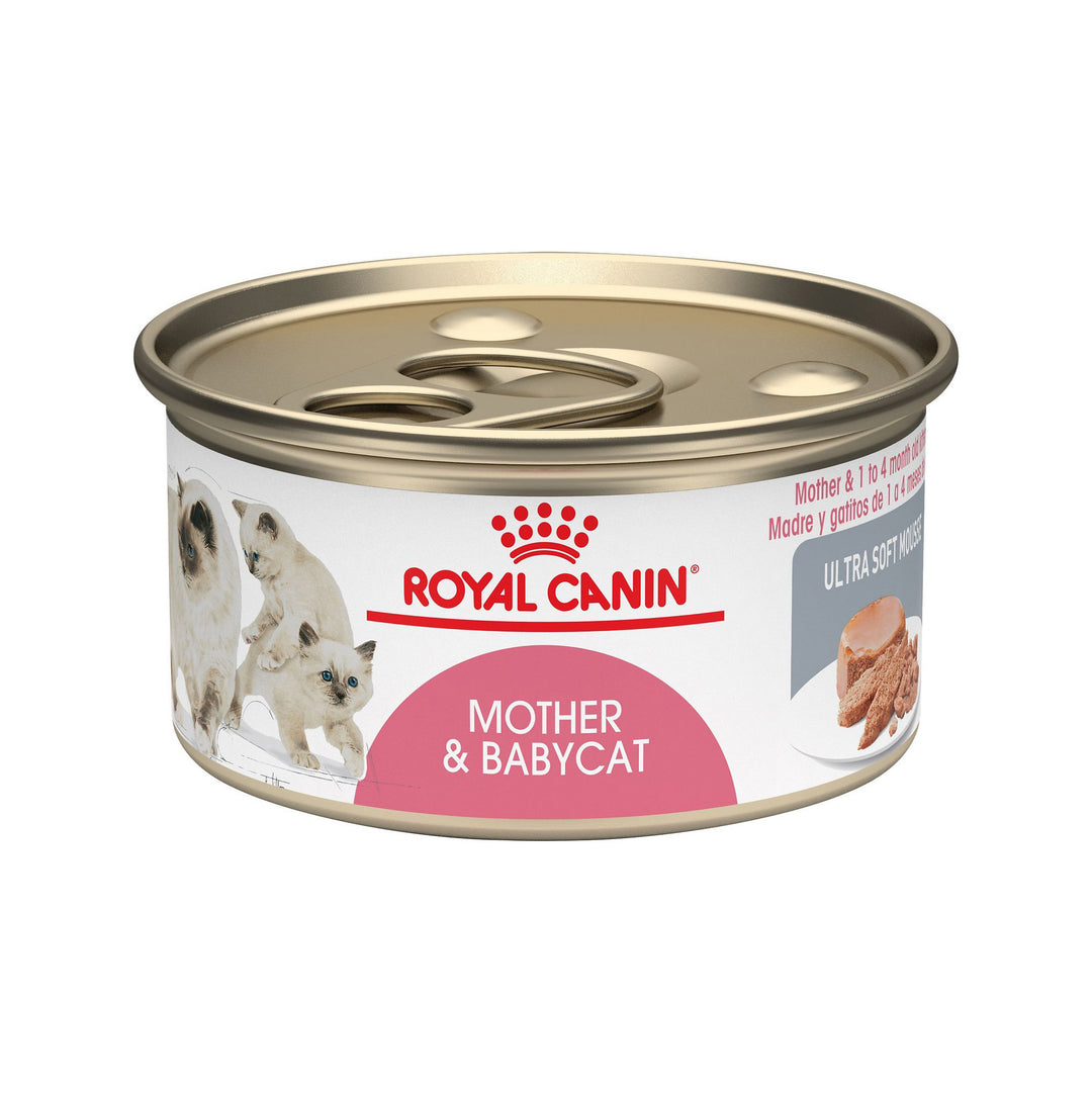 Royal Canin Mother & Babycat Ultra-Soft Mousse in Sauce, Canned Cat Food, 3 oz