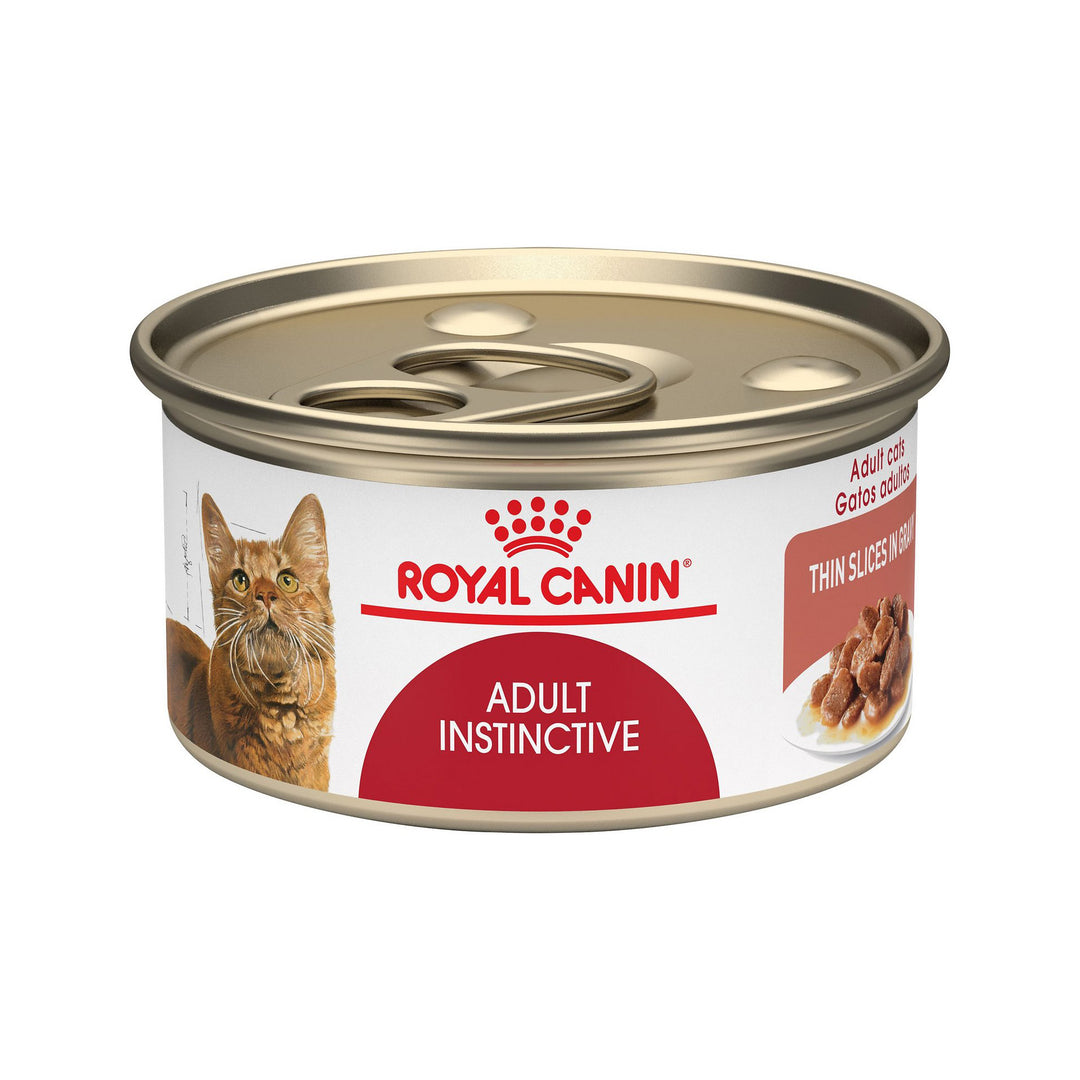 Royal Canin Adult Instinctive Thin Slices in Gravy, Canned Cat Food, 3 oz