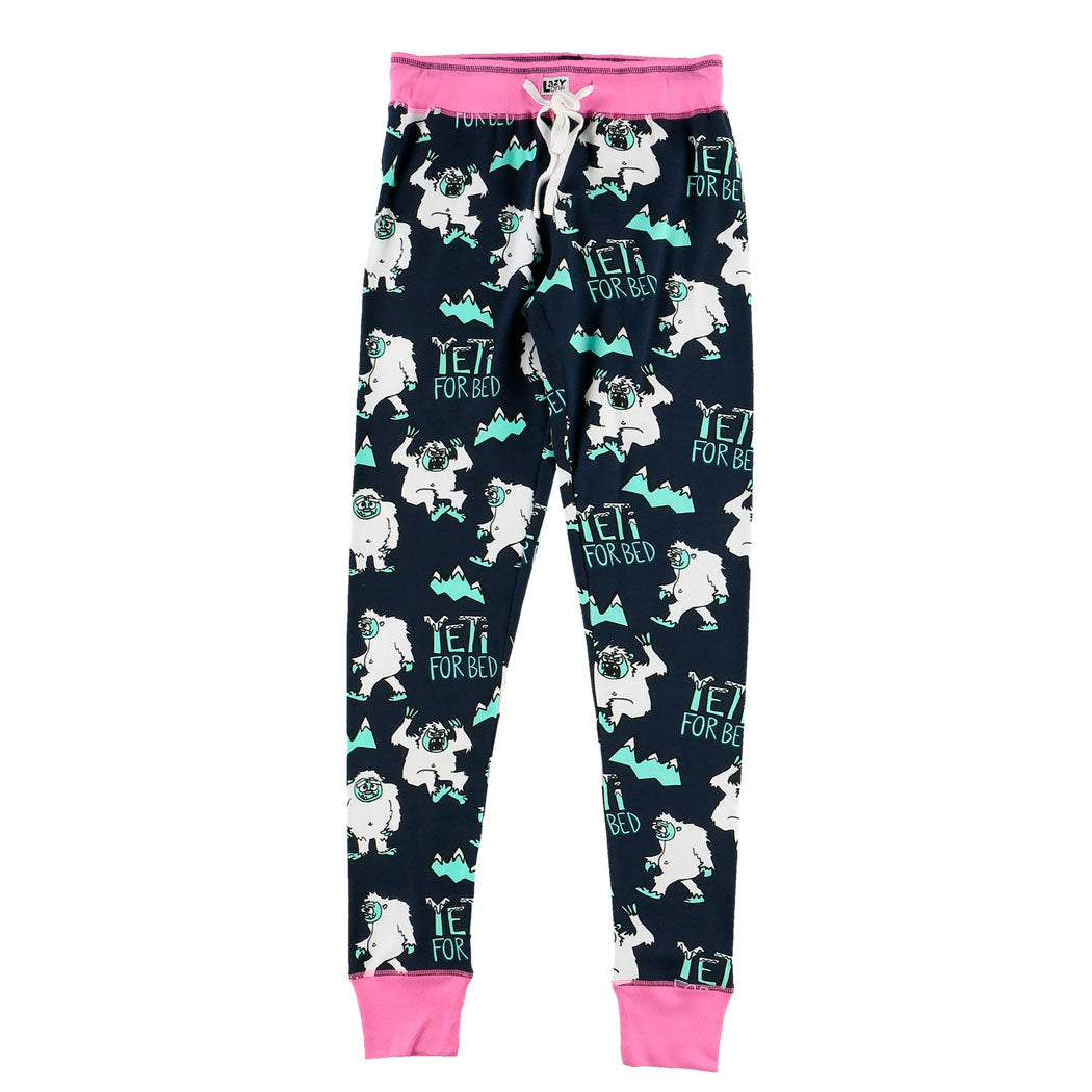 Yeti For Bed, Women's Pajama Legging, L