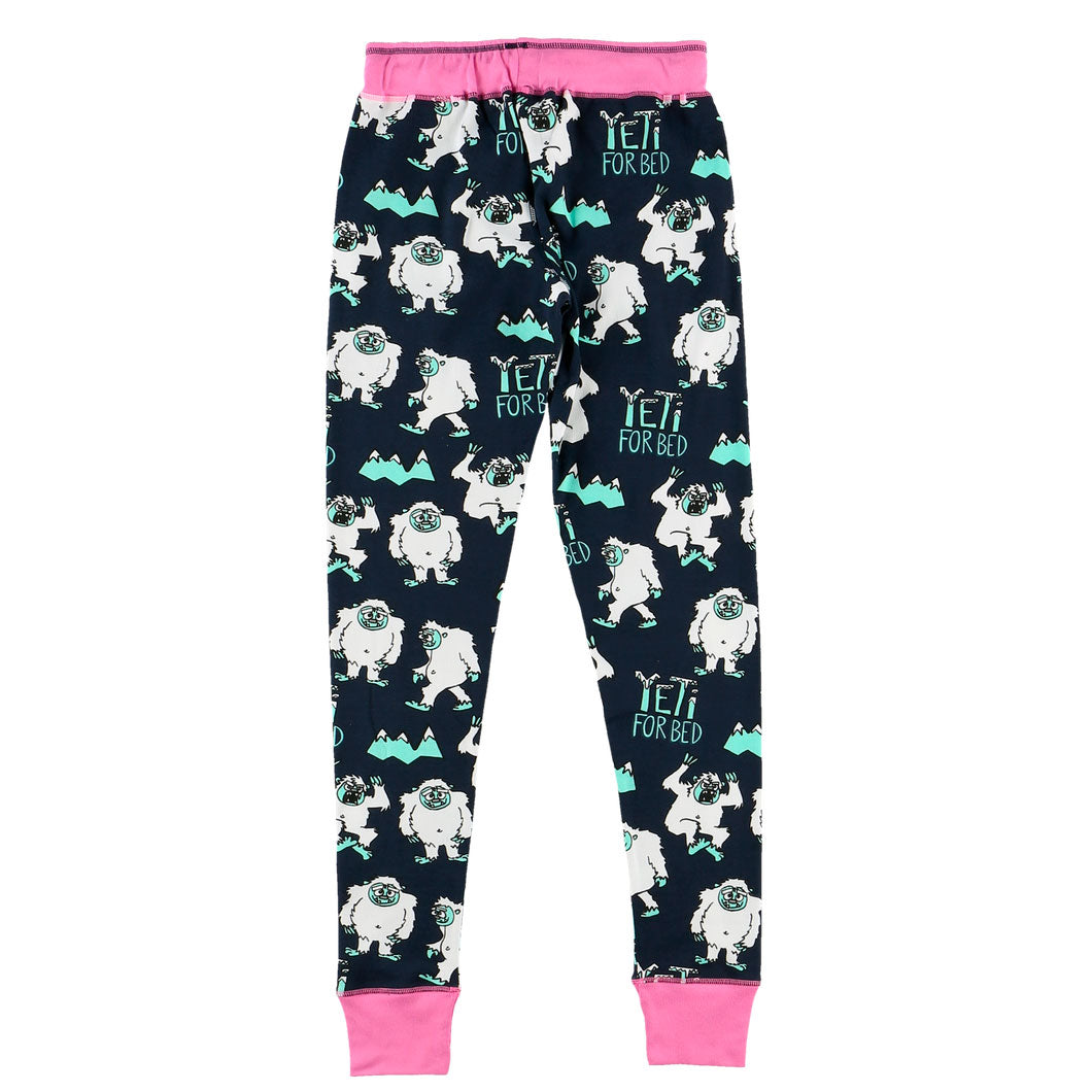 Yeti For Bed Women's Pajama Legging, XS