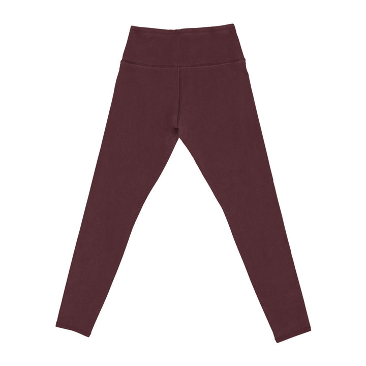 Britt's Knitt's, Fleece Lined Leggings, Burgandy