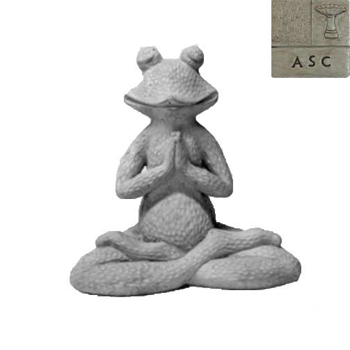 Yoga Frog Statue