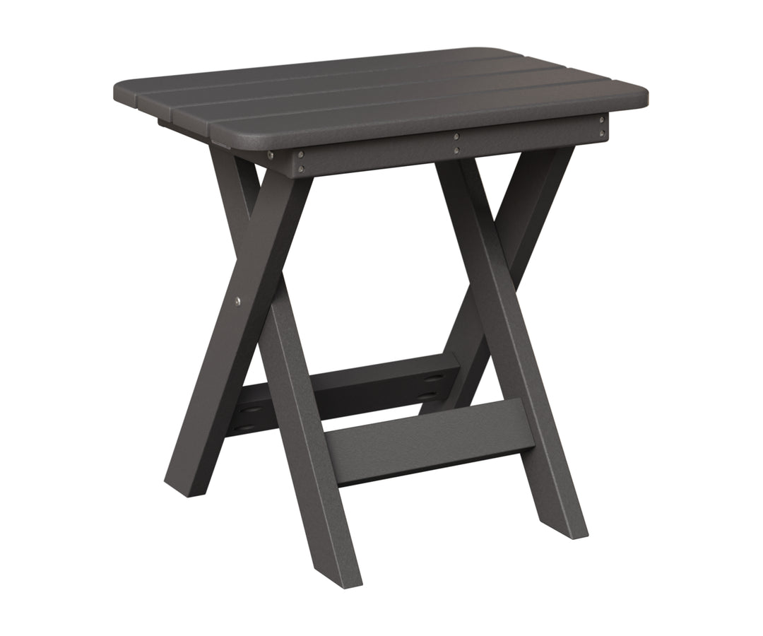 Berlin Gardens, Folding End Table, Smoke Gray