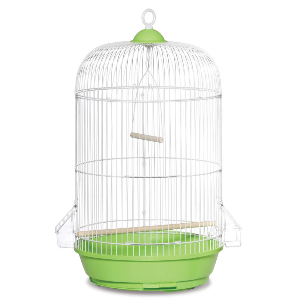 Small Round Bird Cage, 12.75" Dia x 26" High