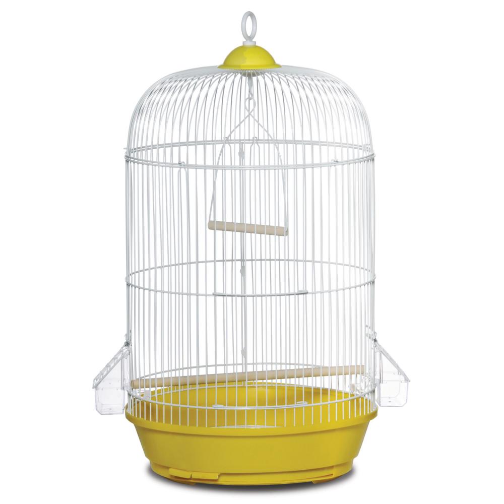 Small Round Bird Cage, 12.75" Dia x 26" High