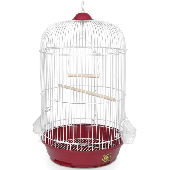 Small Round Bird Cage, 12.75" Dia x 26" High