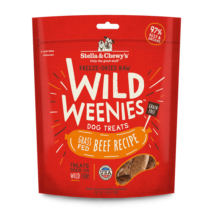 Stella & Chewy's Grass-Fed Beef Wild Weenies, 3.25 oz.